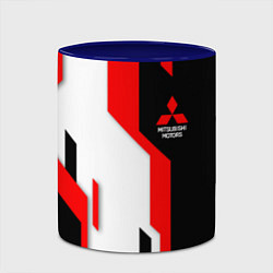 Кружка 3D Mitsubishi red uniform, цвет: 3D-белый + синий — фото 2