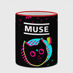Кружка 3D Muse - rock star cat, цвет: 3D-красный кант — фото 2
