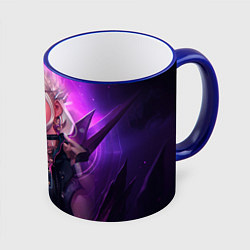 Кружка 3D League of Legends Kaisa Kda style, цвет: 3D-синий кант