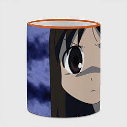 Кружка 3D Azumanga Daioh Аюму Касуга, цвет: 3D-оранжевый кант — фото 2