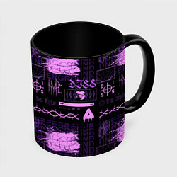 Кружка цветная Underground pattern color