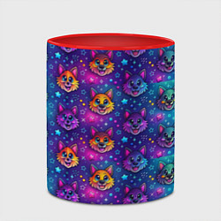 Кружка 3D Furry anime face, цвет: 3D-белый + красный — фото 2