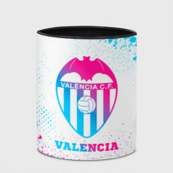 Кружка 3D Valencia neon gradient style, цвет: 3D-белый + черный — фото 2