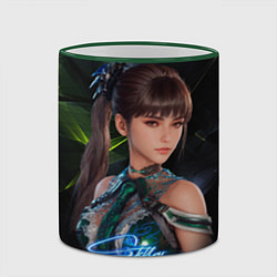 Кружка 3D Ева Stellar Blade, цвет: 3D-зеленый кант — фото 2