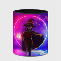 Кружка 3D Konosuba Мэгумин cute, цвет: 3D-белый + черный — фото 2