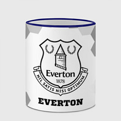 Кружка 3D Everton sport на светлом фоне, цвет: 3D-синий кант — фото 2