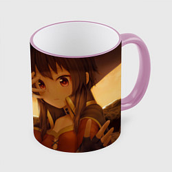 Кружка цветная Konosuba Мэгумин cute