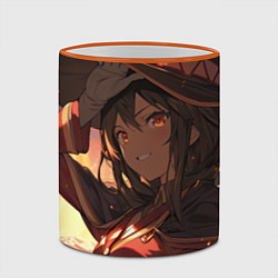 Кружка 3D Konosuba Мэгумин cute, цвет: 3D-оранжевый кант — фото 2