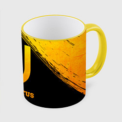 Кружка 3D Juventus - gold gradient, цвет: 3D-желтый кант