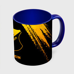 Кружка 3D Hoffenheim - gold gradient, цвет: 3D-белый + синий