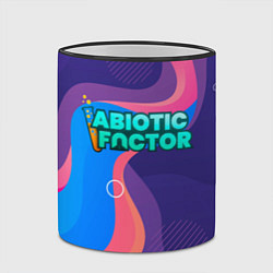 Кружка 3D Abiotic Factor яркие полосы, цвет: 3D-черный кант — фото 2