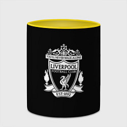 Кружка 3D Liverpool fc club, цвет: 3D-белый + желтый — фото 2