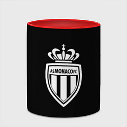 Кружка 3D Monaco fc club sport, цвет: 3D-белый + красный — фото 2
