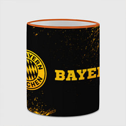 Кружка 3D Bayern - gold gradient по-горизонтали, цвет: 3D-оранжевый кант — фото 2