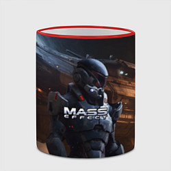 Кружка 3D Mass Effect game space, цвет: 3D-красный кант — фото 2