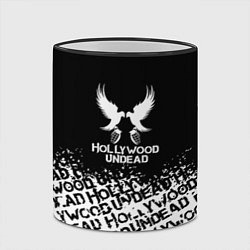Кружка 3D Hollywood Undead rock, цвет: 3D-черный кант — фото 2