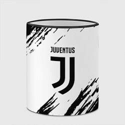 Кружка 3D Juventus краски, цвет: 3D-черный кант — фото 2