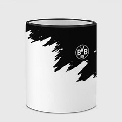 Кружка 3D Borussia краски белые, цвет: 3D-черный кант — фото 2