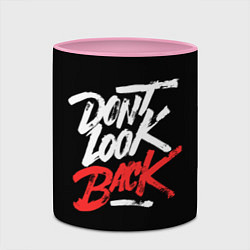 Кружка 3D The call - dont look back, цвет: 3D-белый + розовый — фото 2