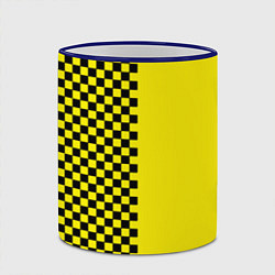 Кружка 3D Стиль таксиста, цвет: 3D-синий кант — фото 2