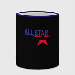 Кружка 3D All stars logo, цвет: 3D-синий кант — фото 2