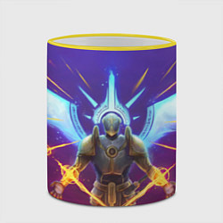 Кружка 3D Judge of Hell Ultrakill, цвет: 3D-желтый кант — фото 2