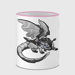 Кружка 3D BMW M1000RR drago, цвет: 3D-розовый кант — фото 2