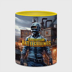 Кружка 3D PUBG персонаж из игры, цвет: 3D-белый + желтый — фото 2