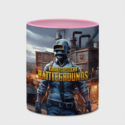 Кружка 3D PUBG персонаж из игры, цвет: 3D-белый + розовый — фото 2