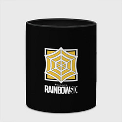 Кружка 3D Rainbow six company ubisoft, цвет: 3D-белый + черный — фото 2