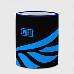 Кружка 3D PUBG крылья, цвет: 3D-синий кант — фото 2