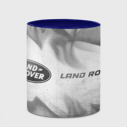 Кружка 3D Land Rover - white gradient gray smoke, цвет: 3D-белый + синий — фото 2