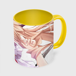 Кружка цветная Touhou Project Фландр Скарлет мило улыбается