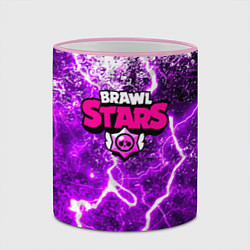 Кружка 3D Brawl stars storm neon, цвет: 3D-розовый кант — фото 2