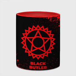 Кружка 3D Black Butler - red gradient, цвет: 3D-белый + красный — фото 2