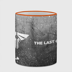 Кружка 3D The Last Of Us - grey gradient по-горизонтали, цвет: 3D-оранжевый кант — фото 2