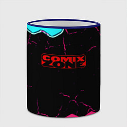 Кружка 3D Comix zone hexagon, цвет: 3D-синий кант — фото 2