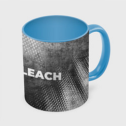 Кружка 3D Bleach - grey gradient по-горизонтали, цвет: 3D-белый + небесно-голубой
