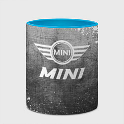 Кружка 3D Mini - grey gradient, цвет: 3D-белый + небесно-голубой — фото 2