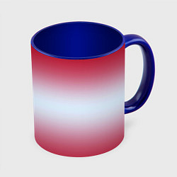 Кружка 3D Gradient color, цвет: 3D-белый + синий