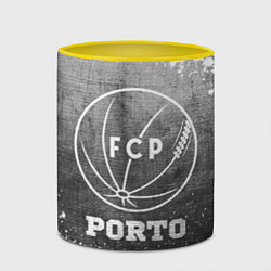 Кружка 3D Porto - grey gradient, цвет: 3D-белый + желтый — фото 2
