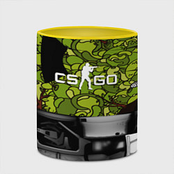 Кружка 3D Counter strike game skin, цвет: 3D-белый + желтый — фото 2