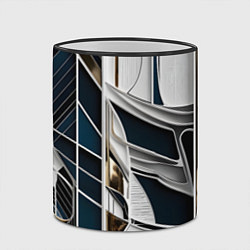 Кружка 3D Кибер текстура, цвет: 3D-черный кант — фото 2
