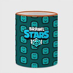 Кружка 3D Brawl stars mobile, цвет: 3D-оранжевый кант — фото 2