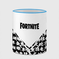 Кружка 3D Fortnite japan game, цвет: 3D-небесно-голубой кант — фото 2