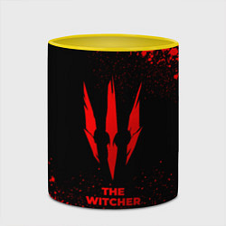 Кружка 3D The Witcher - red gradient, цвет: 3D-белый + желтый — фото 2