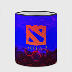 Кружка 3D Dota 2 броня текстура, цвет: 3D-черный кант — фото 2