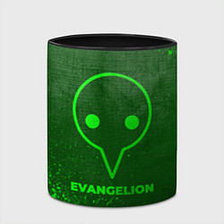 Кружка 3D Evangelion - green gradient, цвет: 3D-белый + черный — фото 2