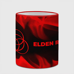 Кружка 3D Elden Ring - red gradient по-горизонтали, цвет: 3D-красный кант — фото 2