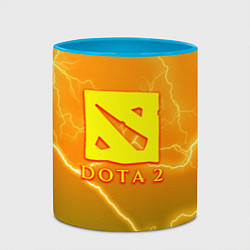 Кружка 3D DOTA storm, цвет: 3D-белый + небесно-голубой — фото 2